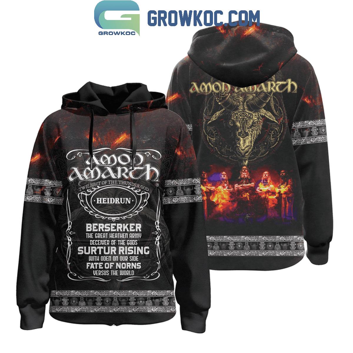 Amon Amarth Heidrun The Great Heathen Army Hoodie T Shirt 1 hmmDo