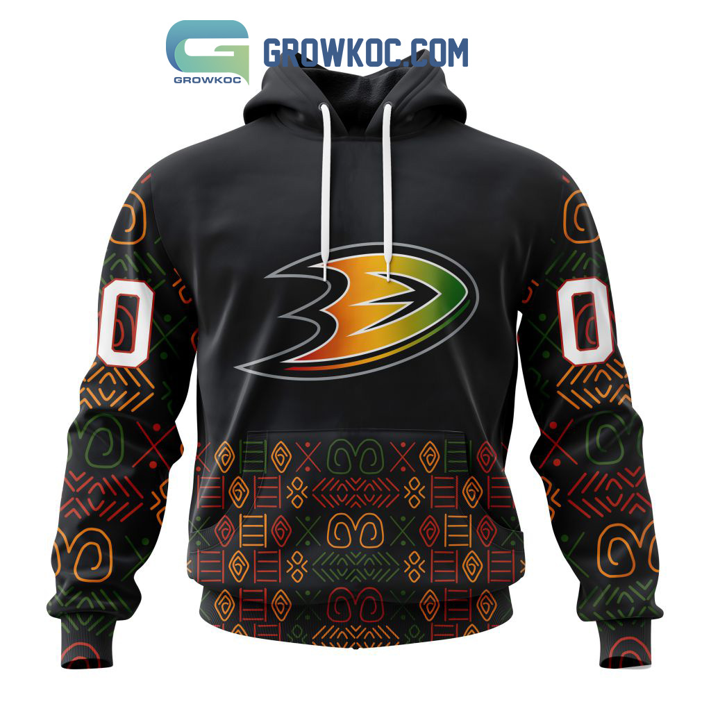 Anaheim Ducks Black History Month Personalized Hoodie Shirts2B1 ejNgb