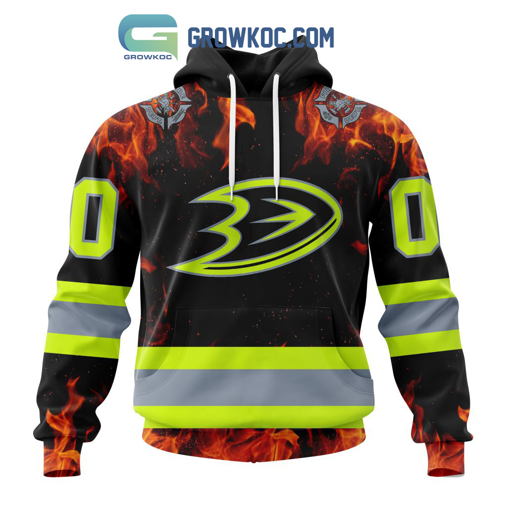 Anaheim Ducks Honoring Firefighters Hoodie Shirts2B1 LpDNm