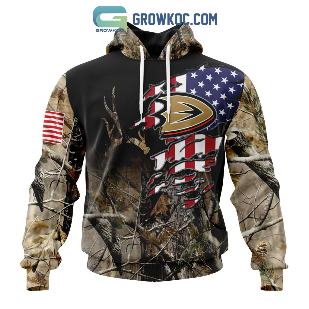 Anaheim Ducks NHL Special Camo Realtree Hunting Personalized Hoodie T Shirt2B1 d7EB4