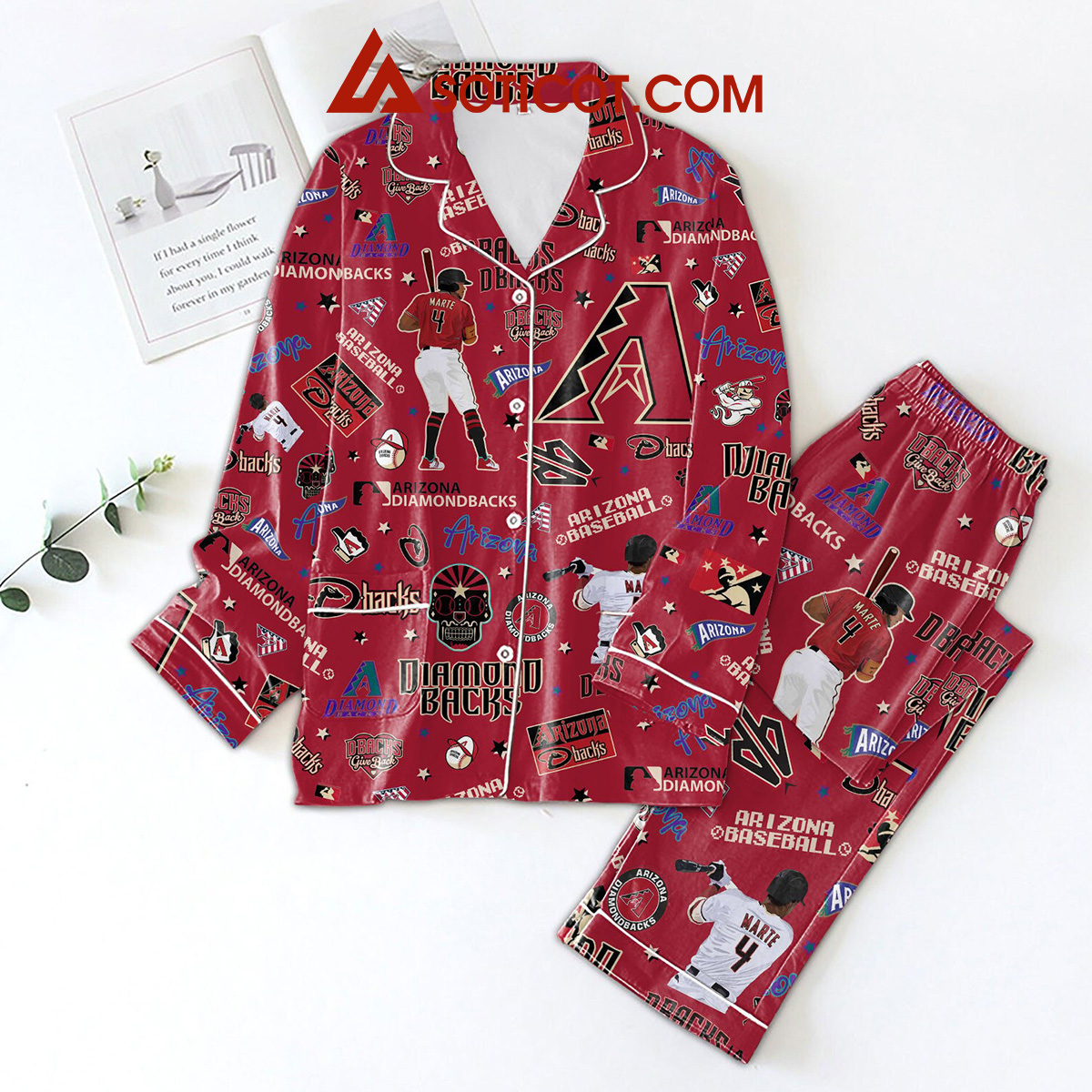 Arizona Diamondbacks Marte 4 Baseball Pajamas Set2B1 C9dIN