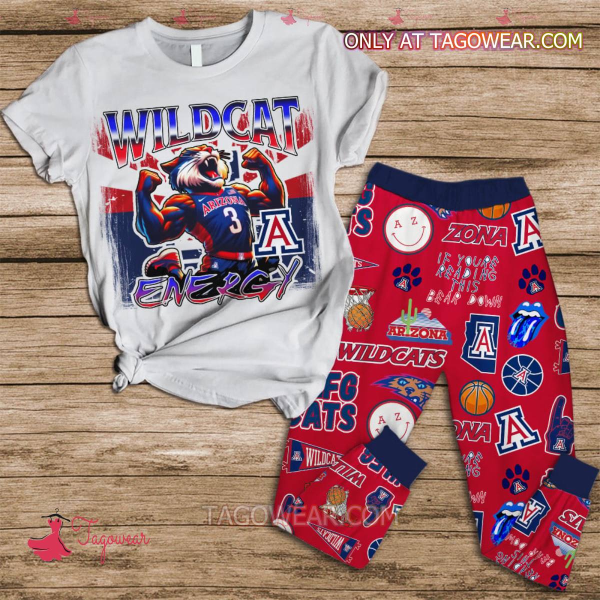 Arizona Wildcats Energy Pajamas Set