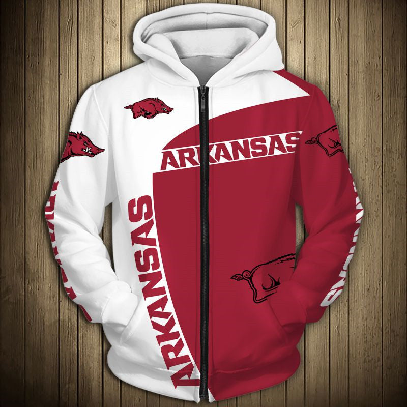 ArkansasRazorbacksTideZipUpHoodie3D 1 1000x