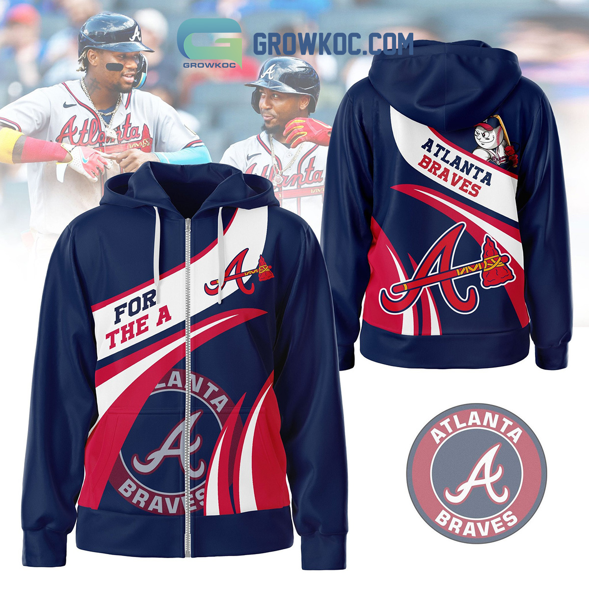 Atlanta Braves For The A Fan Hoodie Shirts2B1 2Khmt