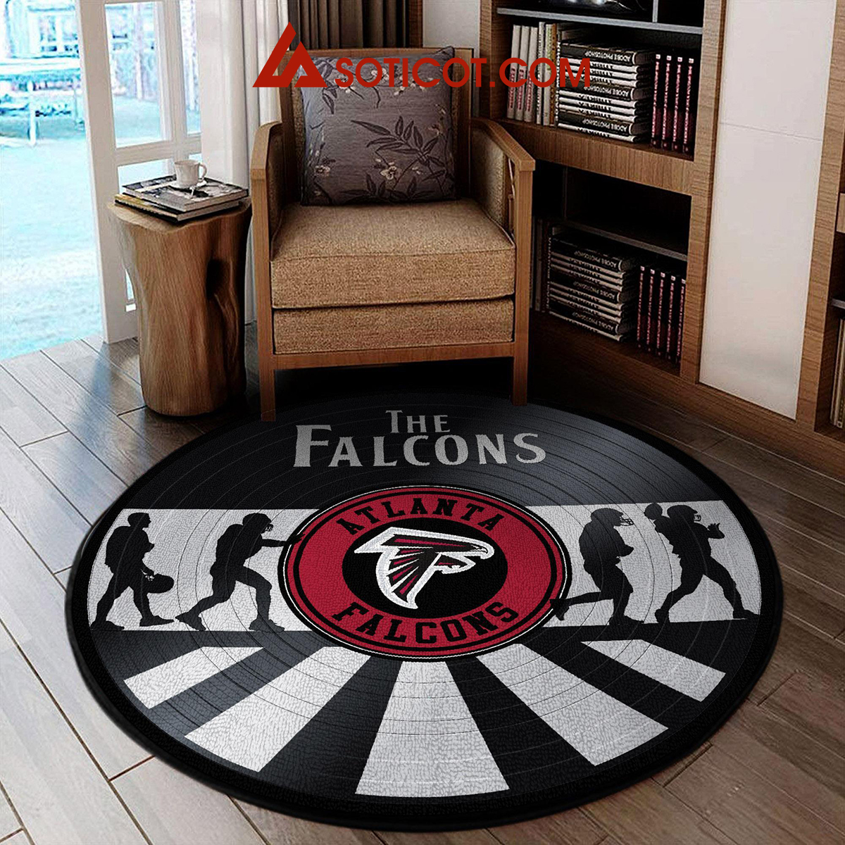 Atlanta Falcons New Style Sports Round Rug Carpet Livingroom Mat2B1 IZ962