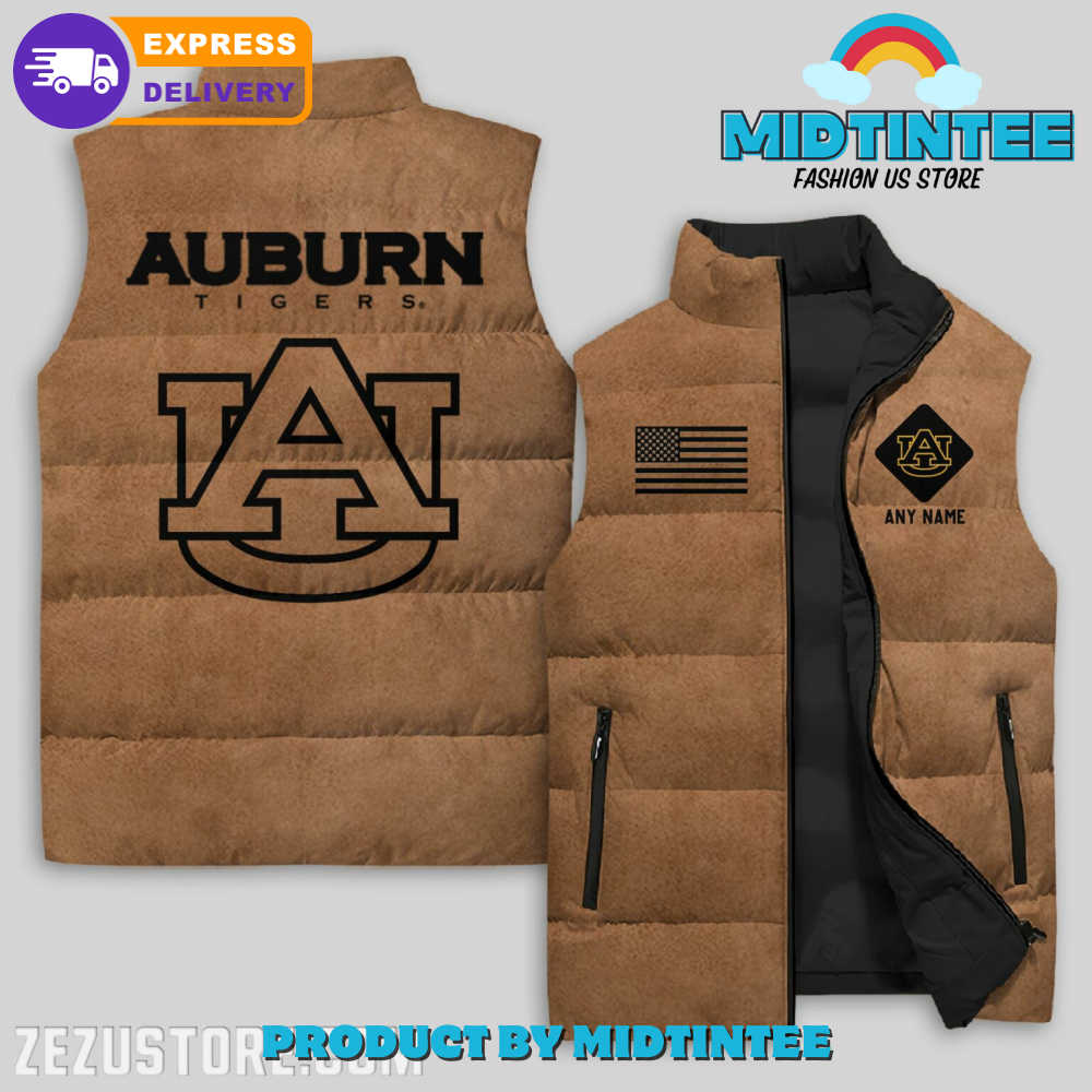 Auburn Tigers NCAA Sleeveless Jacket 1 5Z0E6