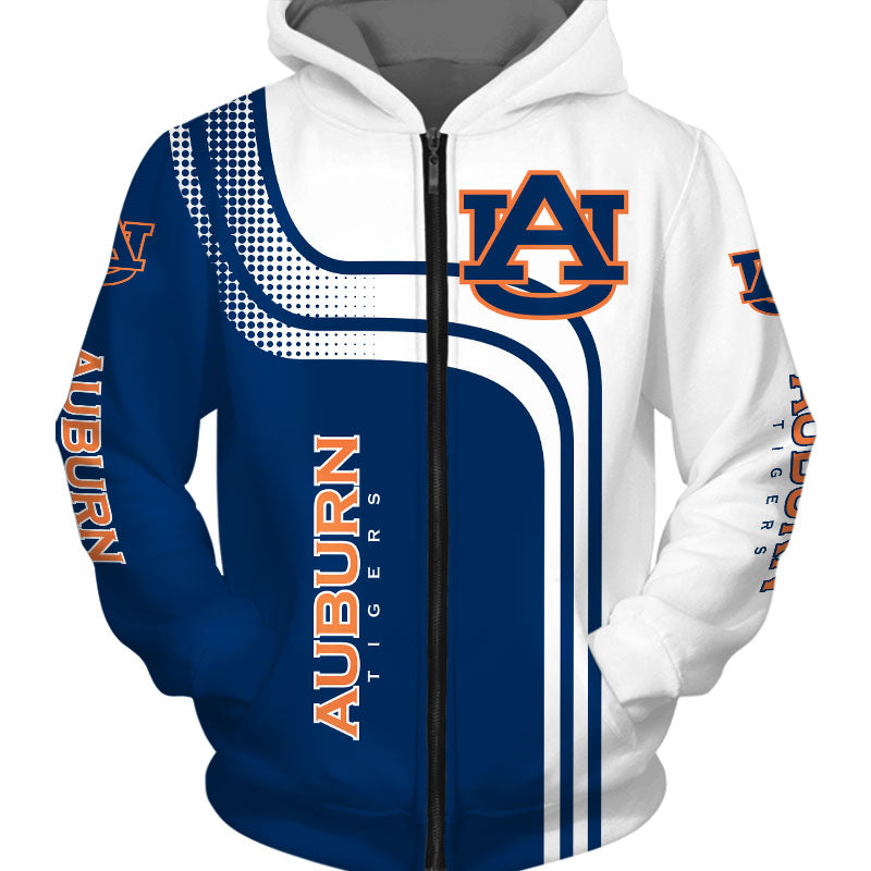 Auburn Tigers Hoodies 3D Pullover Zip Up Hoodies 2 1000x