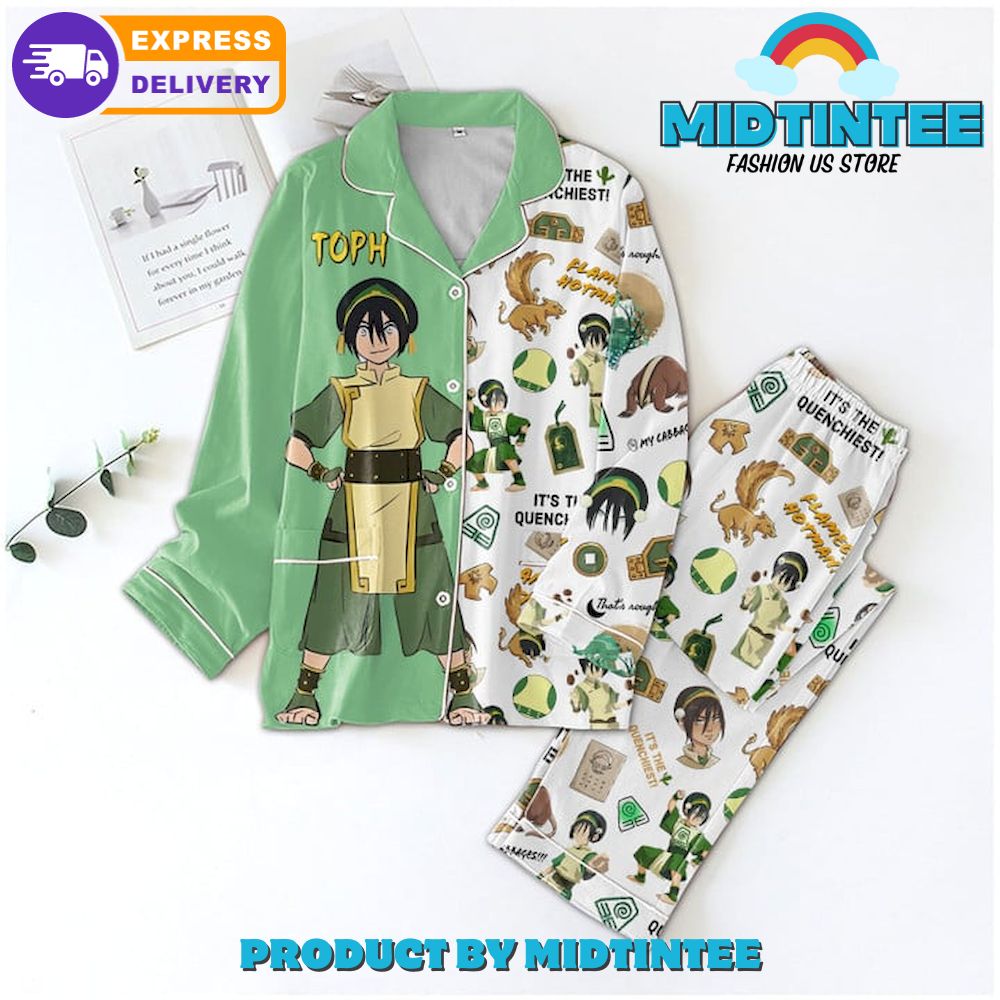 Avatar The Last Airbender Toph Pajamas Set1