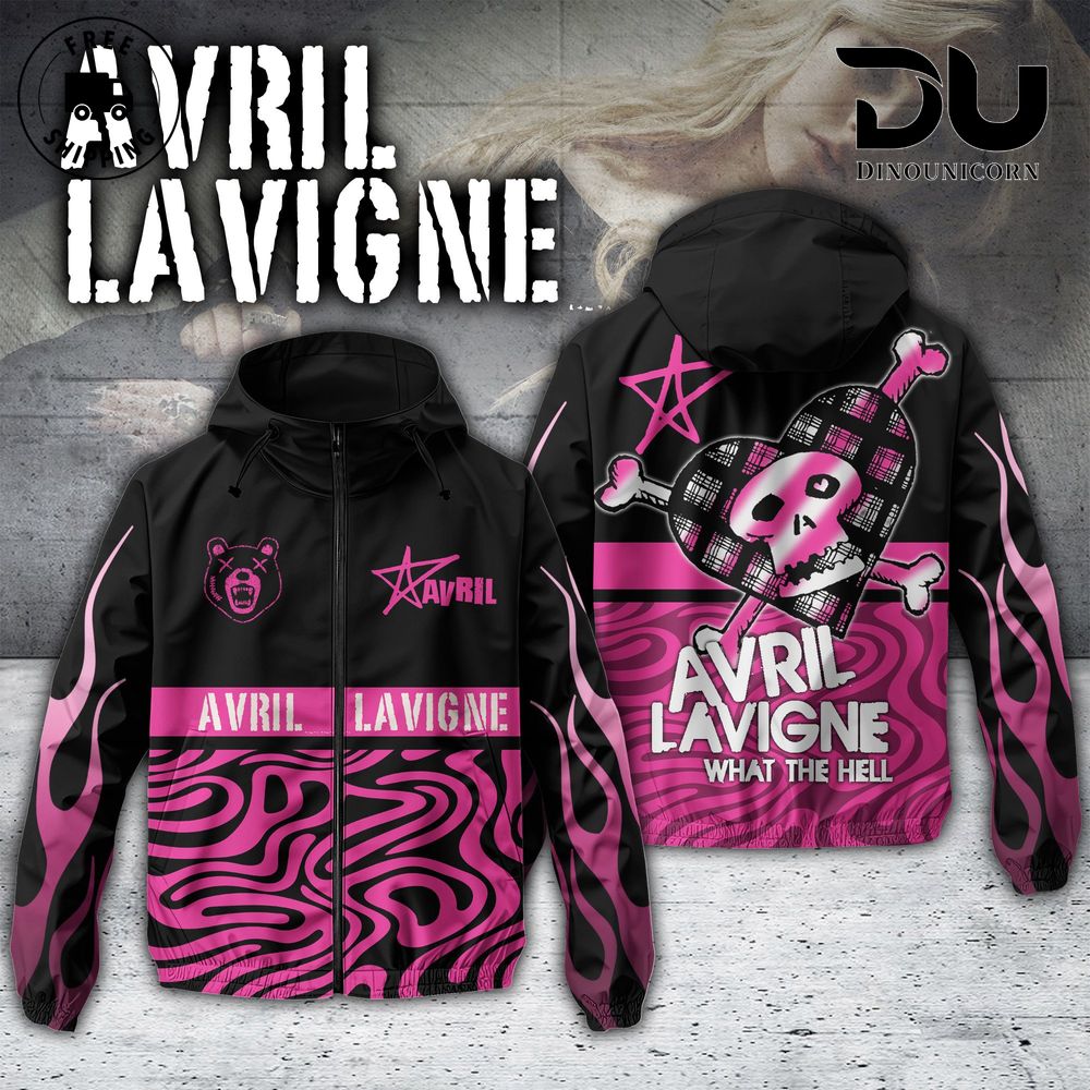 Avril Lavigne What The Hell Limited Edition Windbreaker Jacket 1