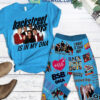 Backstreet Boy Is In My DNA Blue Design Fleece Pajamas Set2B1 MLCxO