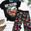 Backstreet Boys Quit Playing Game With My Backstreet Boys Black Fleece Pajamas Set2B1 Kqc5d