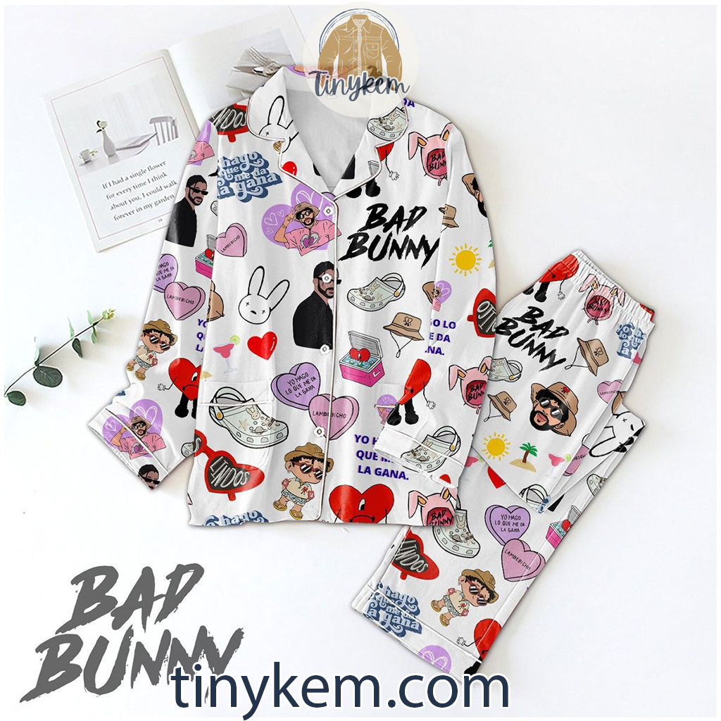 Bad Bunny Icons Bundle Pajamas Set2B1 a59pU