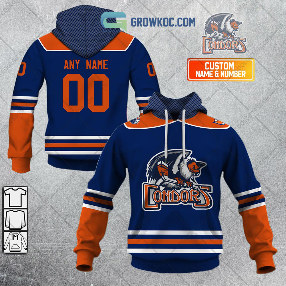 Bakersfield Condors Color Fan Personalized Hoodie Shirts2B1 k3cTp