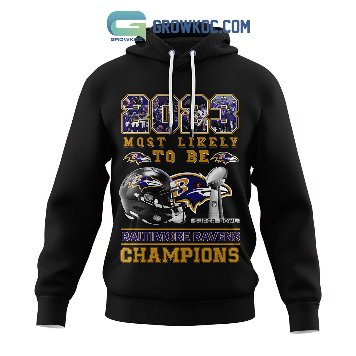 Baltimore Ravens 2023 Most Likely To Be Champions Hoodie Shirts2B1 O7xiv