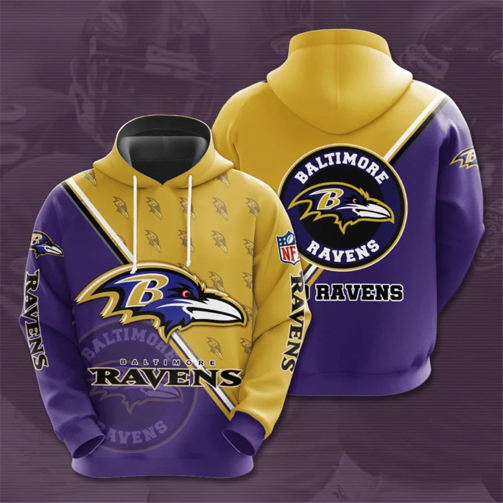 Baltimore Ravens Hoodie Seal Motifs Gifts for Fans 0