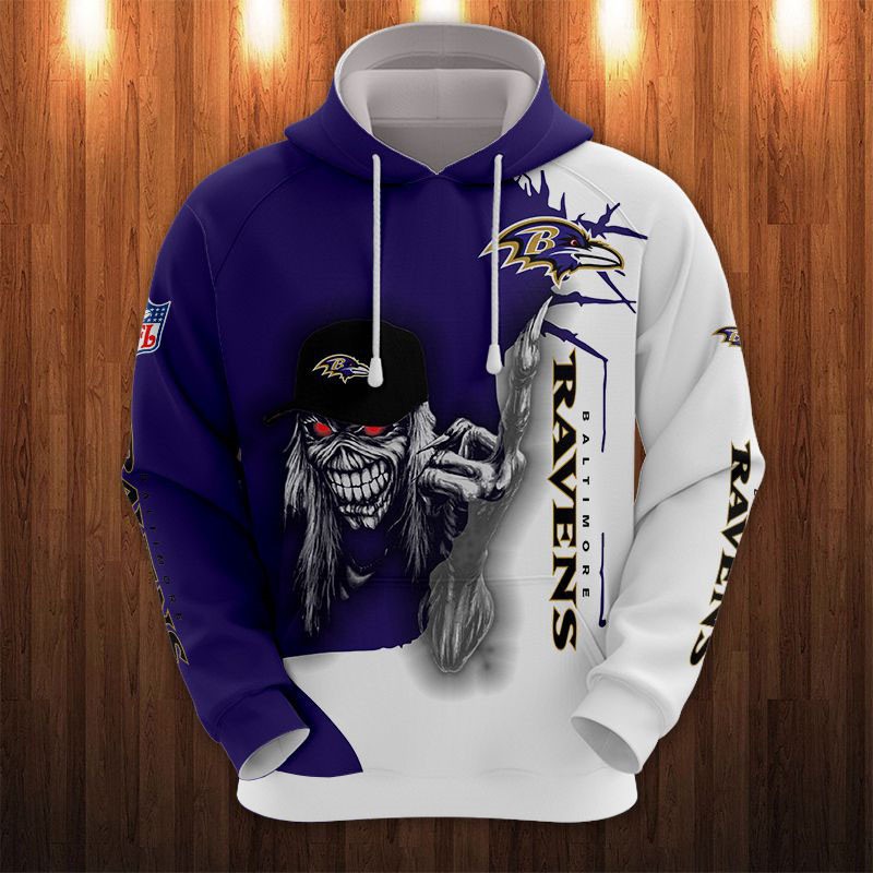 Baltimore Ravens Hoodie Ultra Death Graphic Gift for Halloween 0