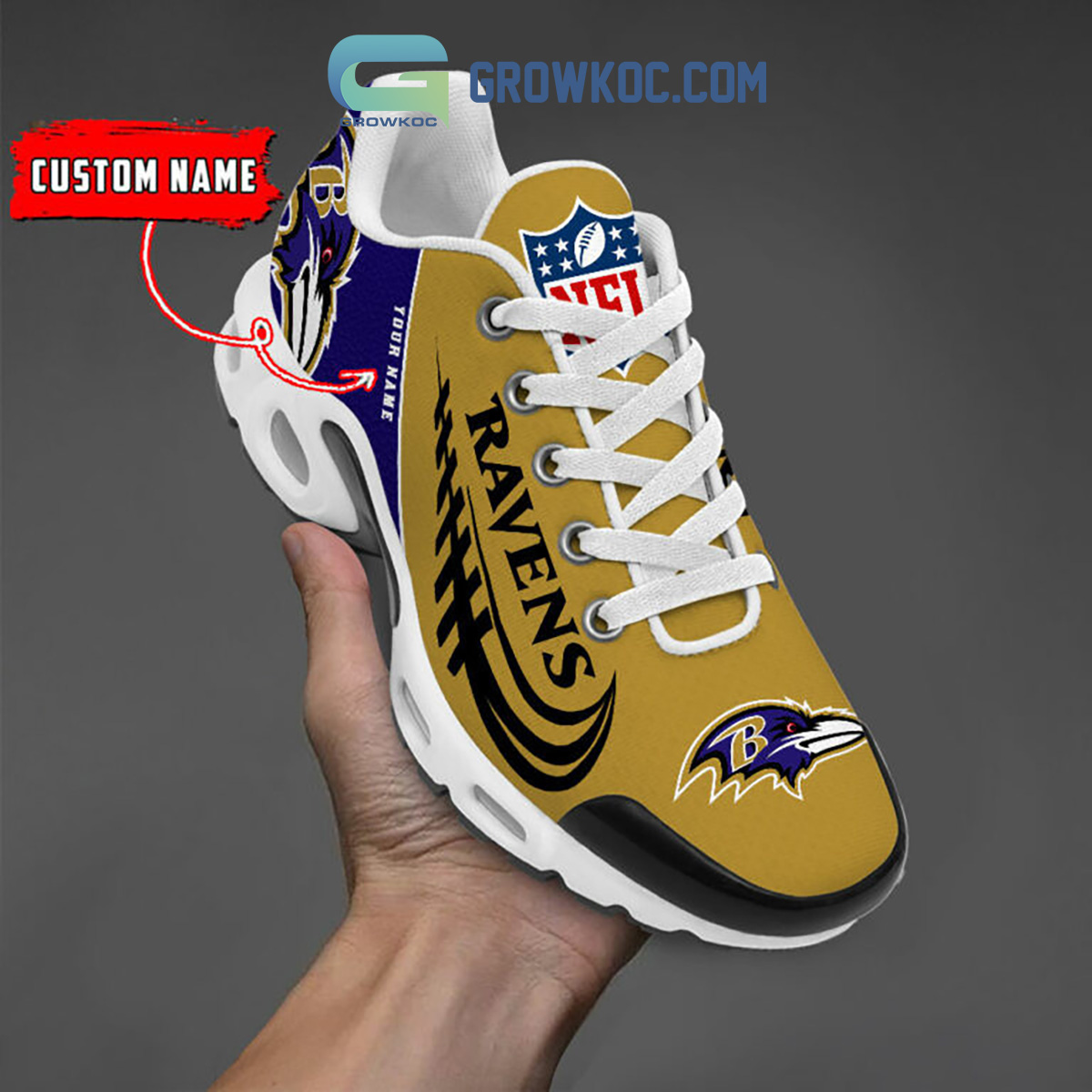 Baltimore Ravens Personalized TN Shoes2B1 lj4tb