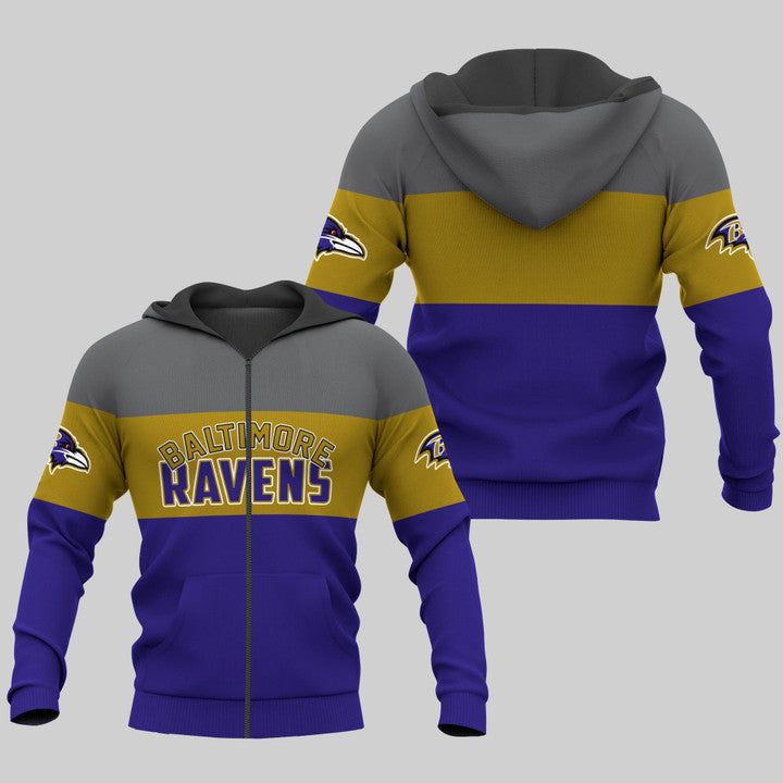 BaltimoreRavensZipUpHoodiesExtremePulloverHoodie3D 1000x