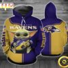 Baltimore Ravens Yoda 3d Hoodie All Over Print Baltimore Ravens Nfl Gifts yzpumb