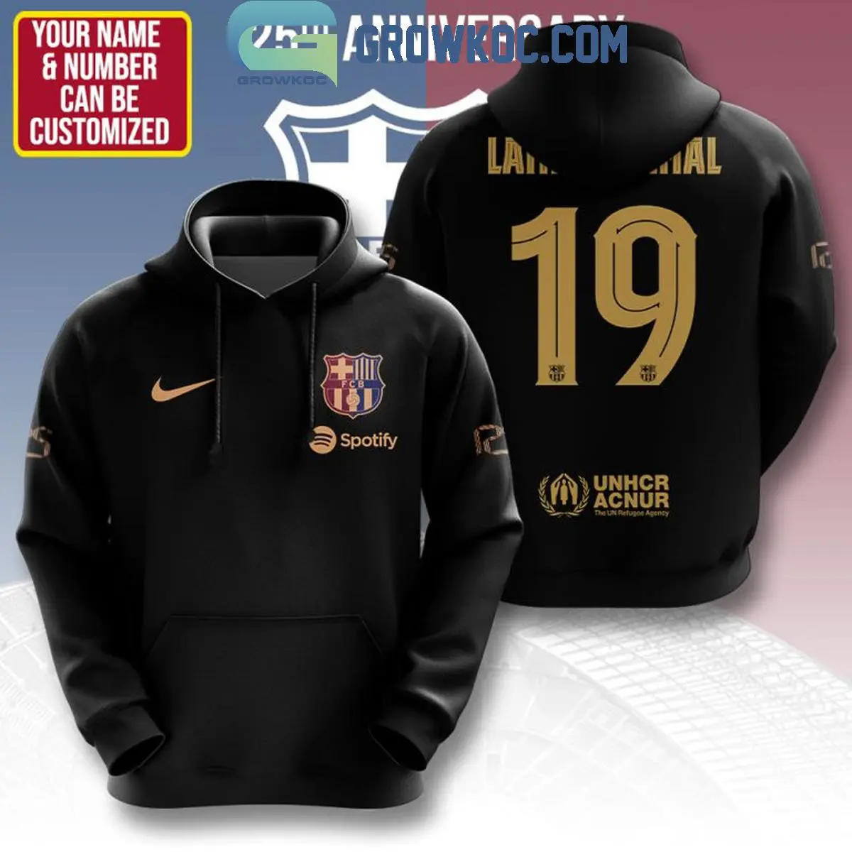 Barcelona FC Lamine Yamal Spotify Personalized Hoodie T Shirt 1 RAFln