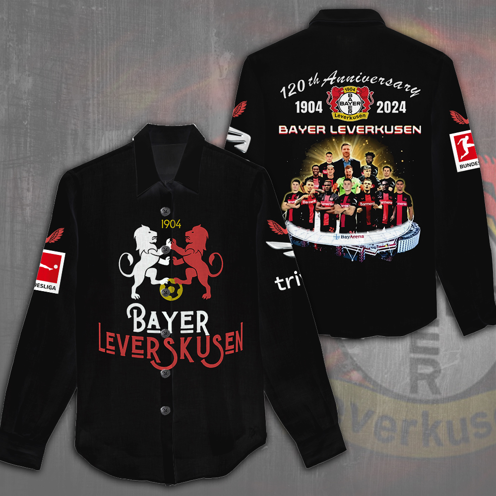 Bayer Leverkusen Linen Shirt HUANNM4667 BL1 Linh