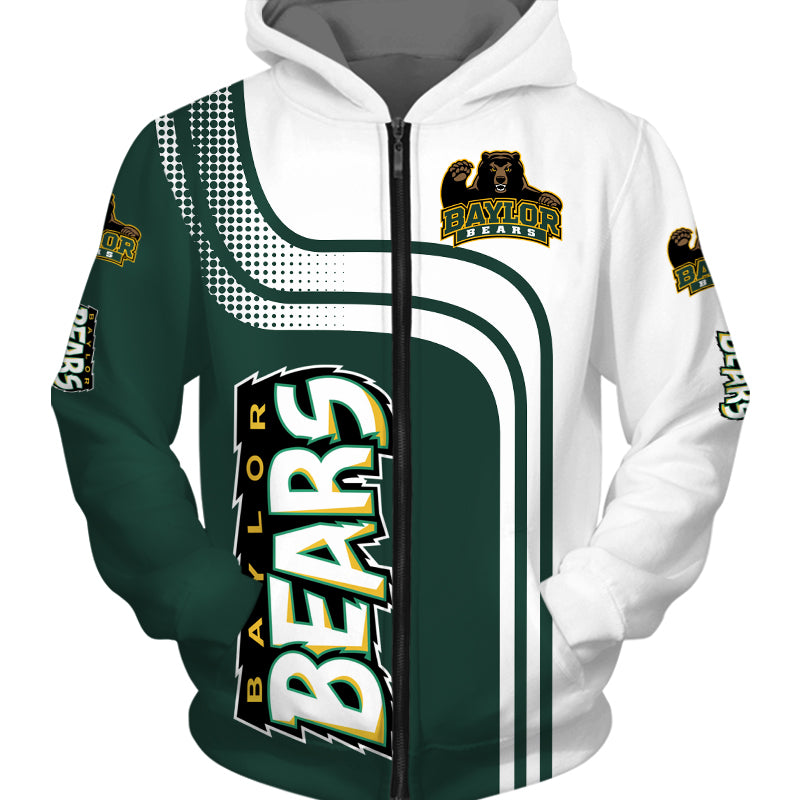 Baylor Bears Hoodies 3D Pullover Zip Up Hoodies 2 1000x