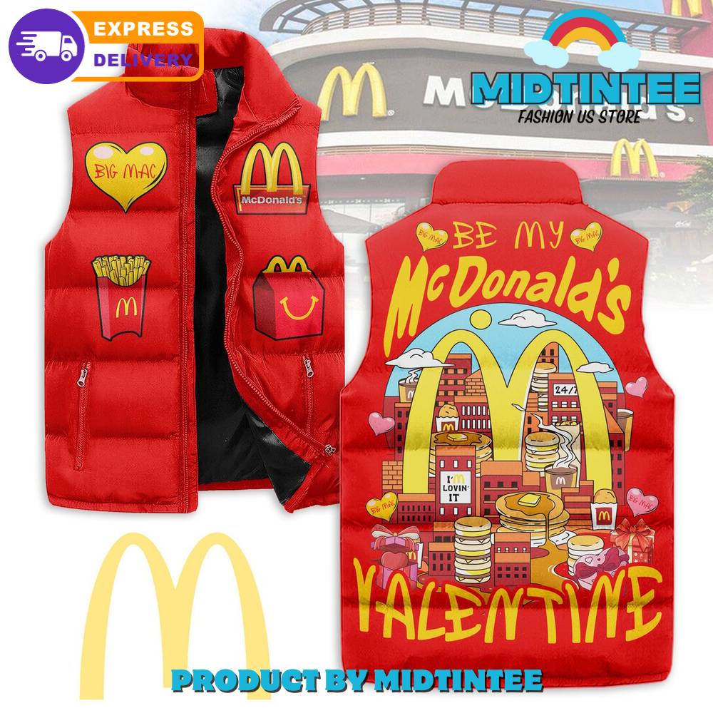 Be My McDonalds Valentine Cotton Vest 1