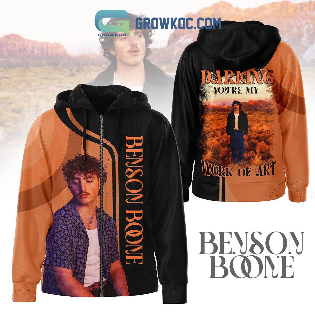 Benson Boone Darling Youre My Work Of Art Fan Hoodie Shirts2B1 Eni3s