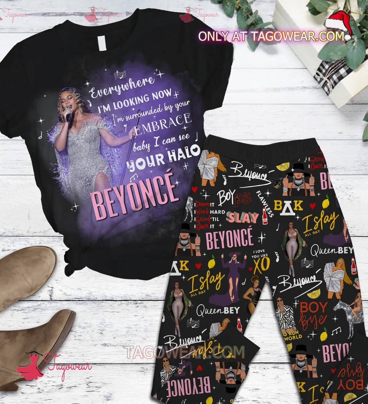 Beyonce Everywhere Im Looking Now Pajamas Set