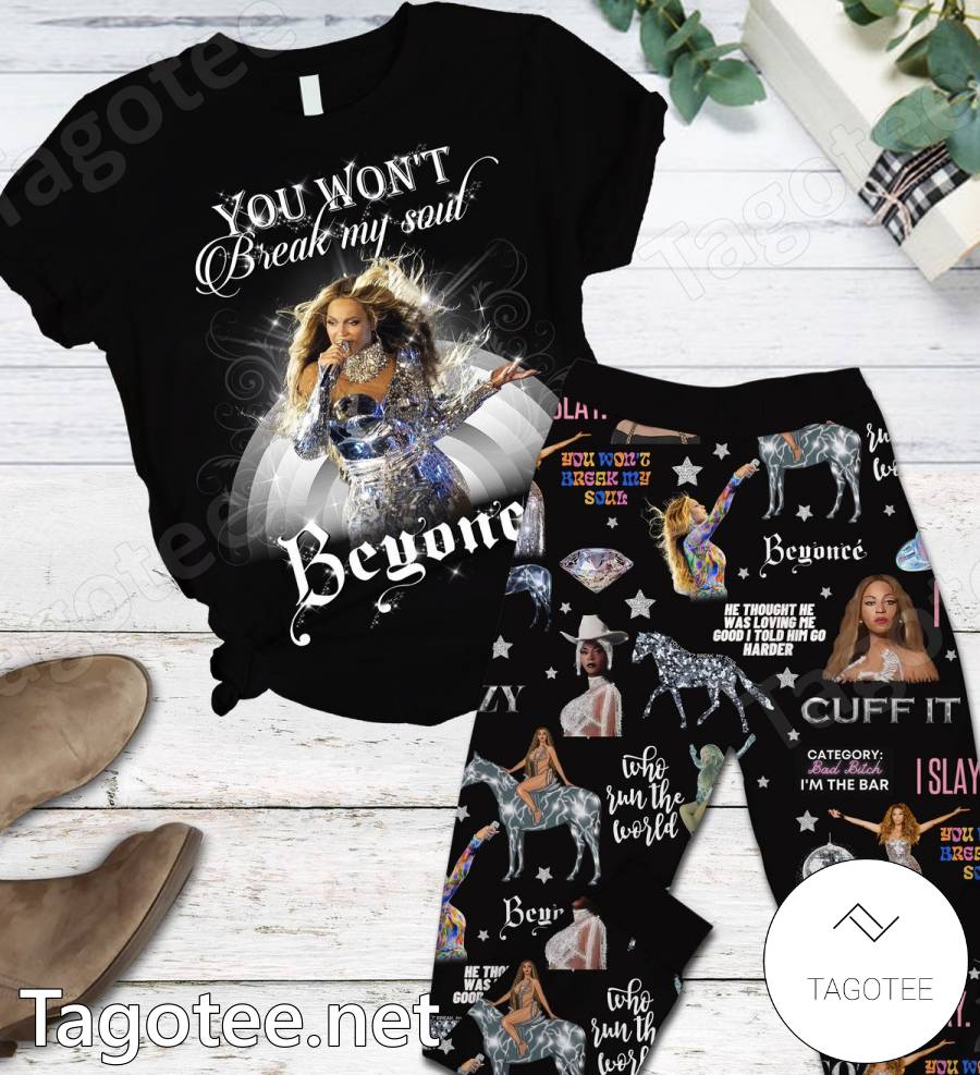 Beyonce You Wont Break My Soul Pajamas Set