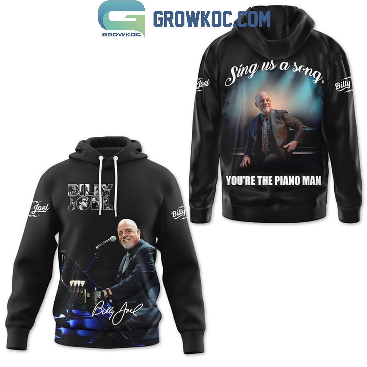 Billy Joel Sing Us A Song Youre The Piano Man Hoodie T Shirt 1 mre8I