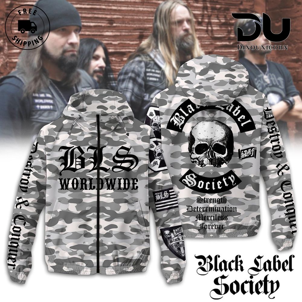 Black Label Society Band Windbreaker Outdoor Jacket 1