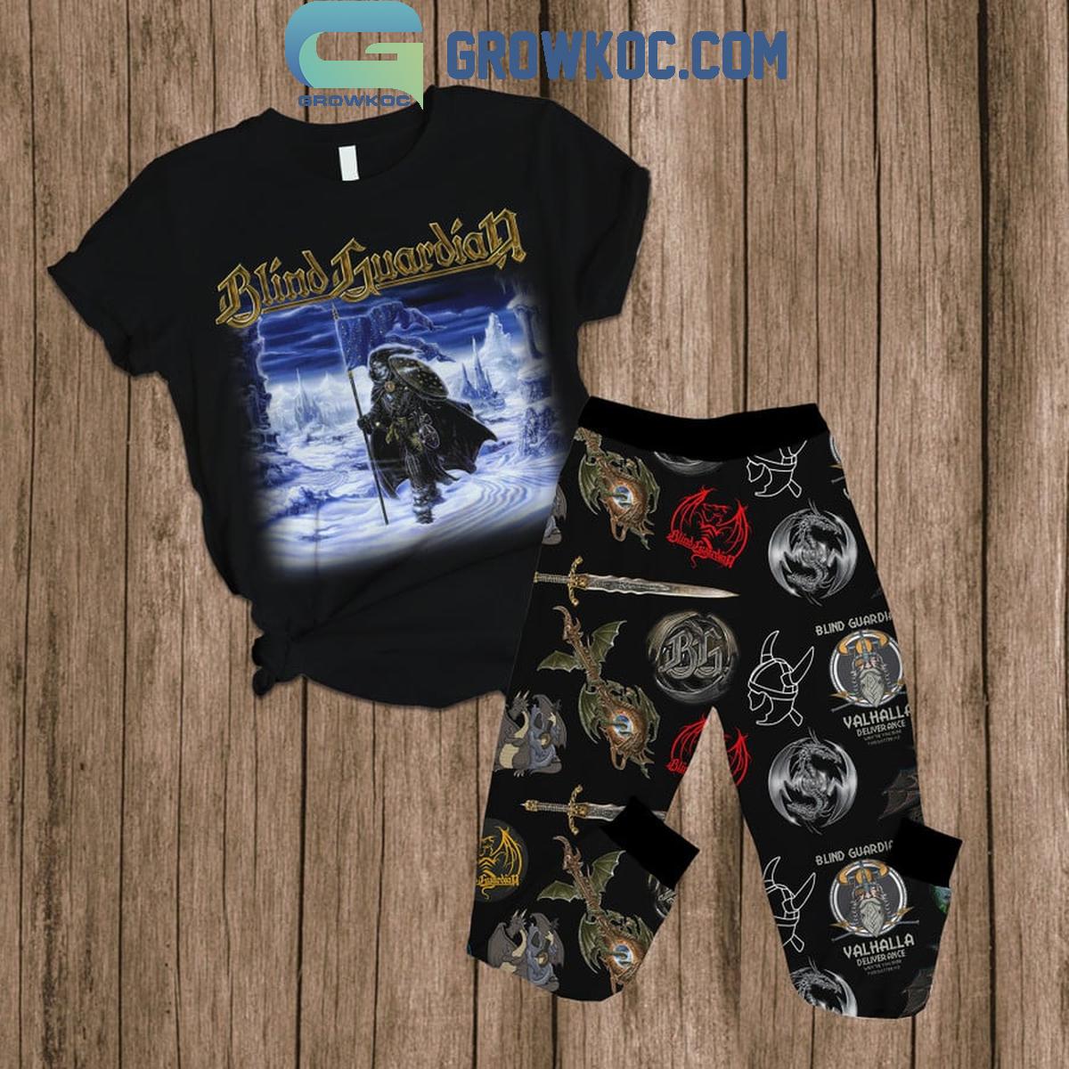 Blind Guardian Valhalla Deliverance Fleece Pajamas Set 1 k13xR