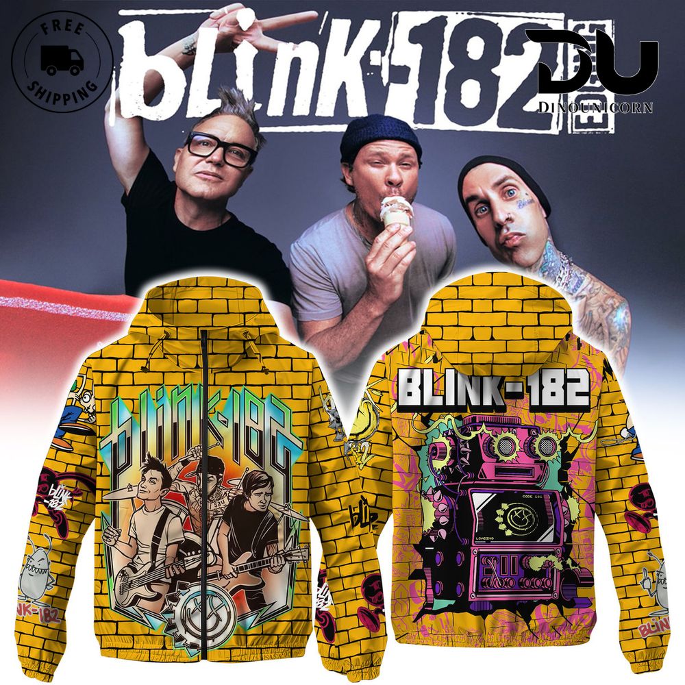 Blink182 Edging Windbreaker Outdoor Jacket 4