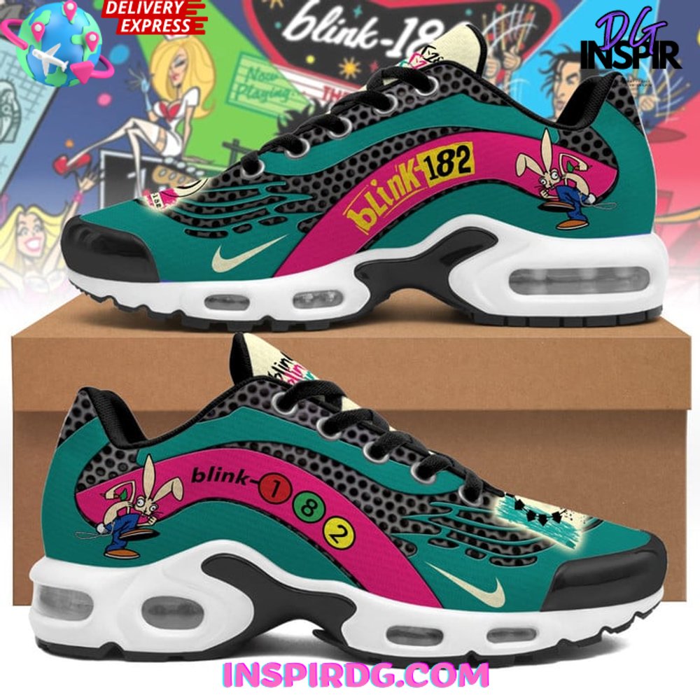 Blink182 Limited Edition Air Max Plus Shoes 1