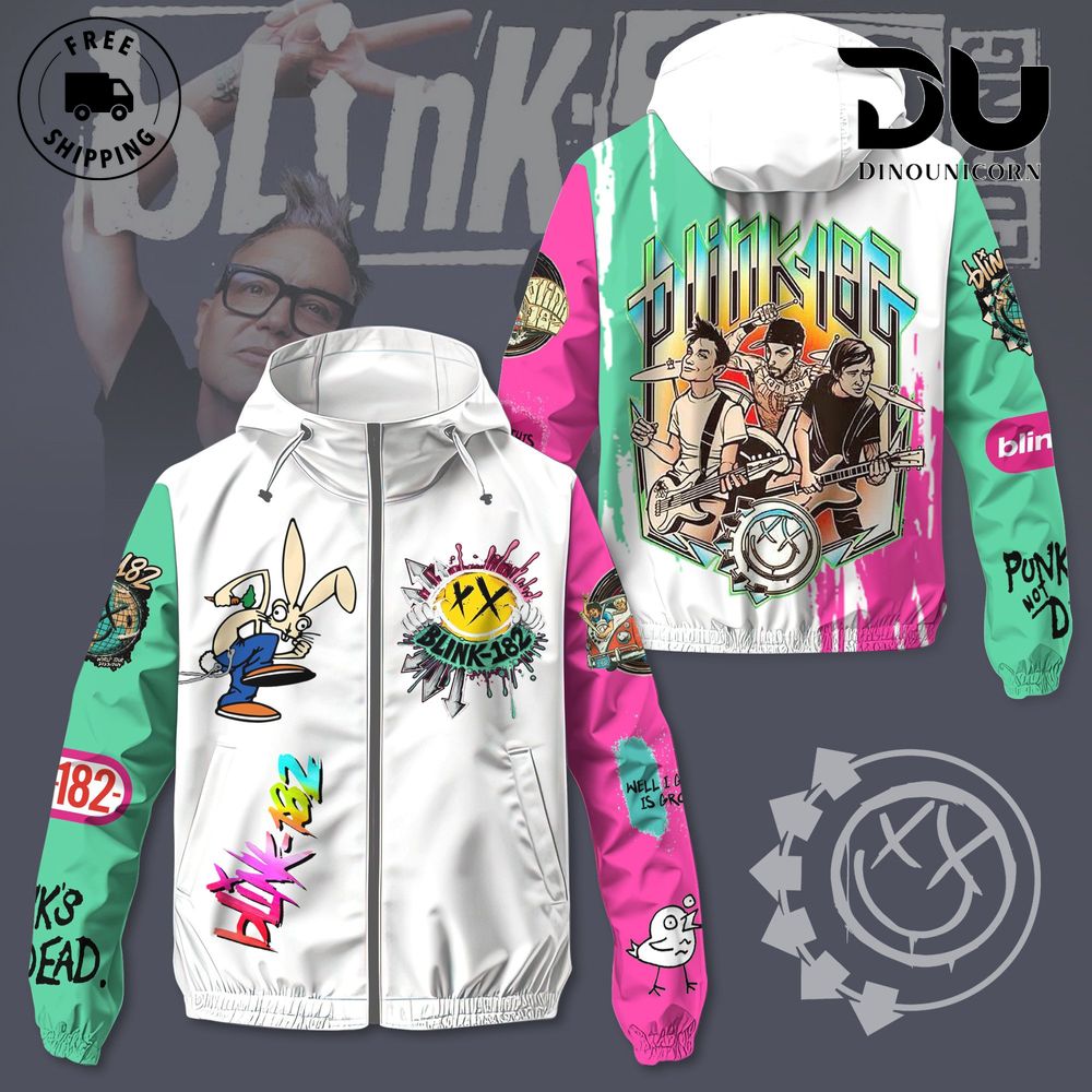 Blink182 Windbreaker Outdoor Jacket 1