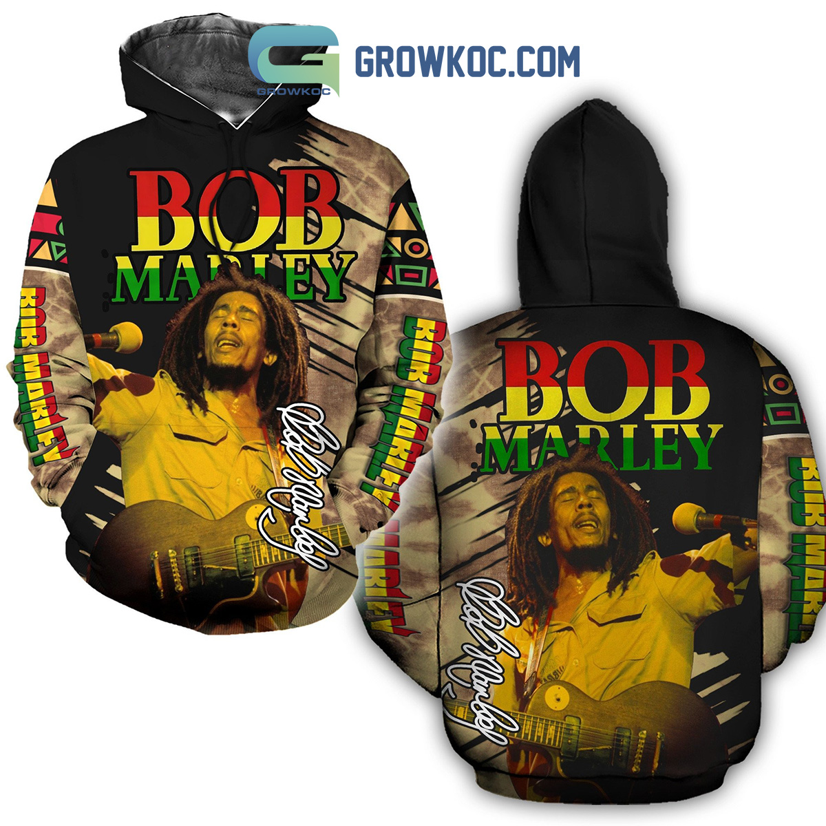 Bob Marley Signature Hoodie Shirts2B1 zr5z4