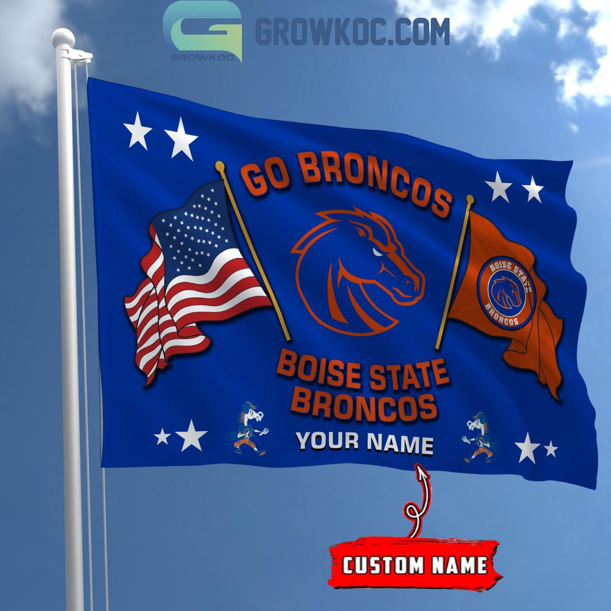 Boise State Broncos 2024 Go Broncos Personalized Flag 1 9DsN2