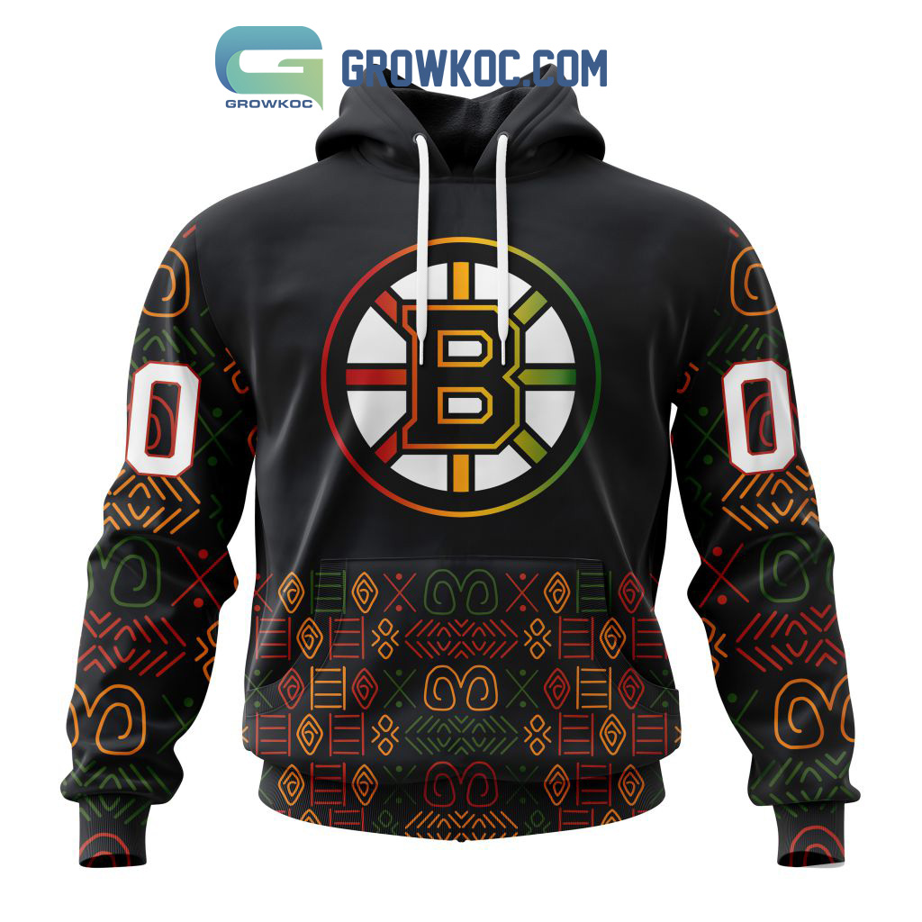 Boston Bruins Black History Month Personalized Hoodie Shirts2B1 s8kvN