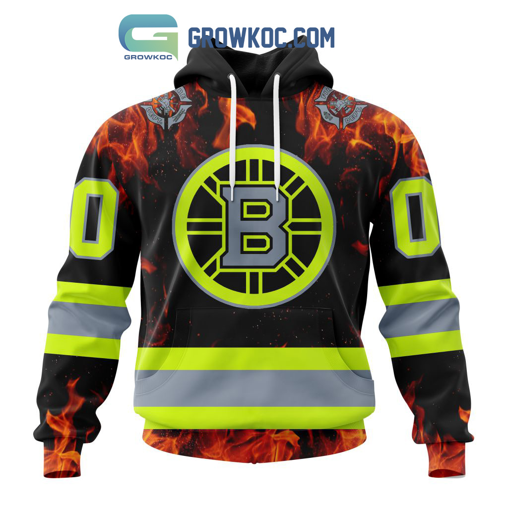 Boston Bruins Honoring Firefighters Hoodie Shirts2B1 5qFIW