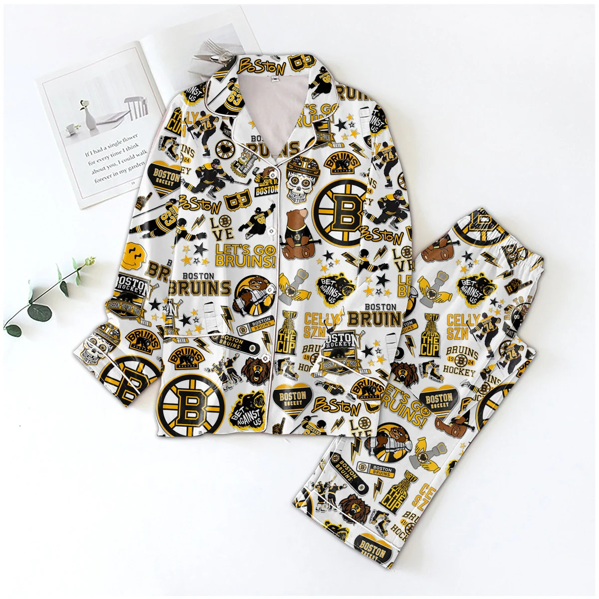 Boston Bruins Icons Bundle Pajamas Set2B1 8MDU3