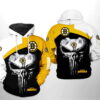 Boston Bruins NHL Skull Punisher Zip Up Hoodie 0