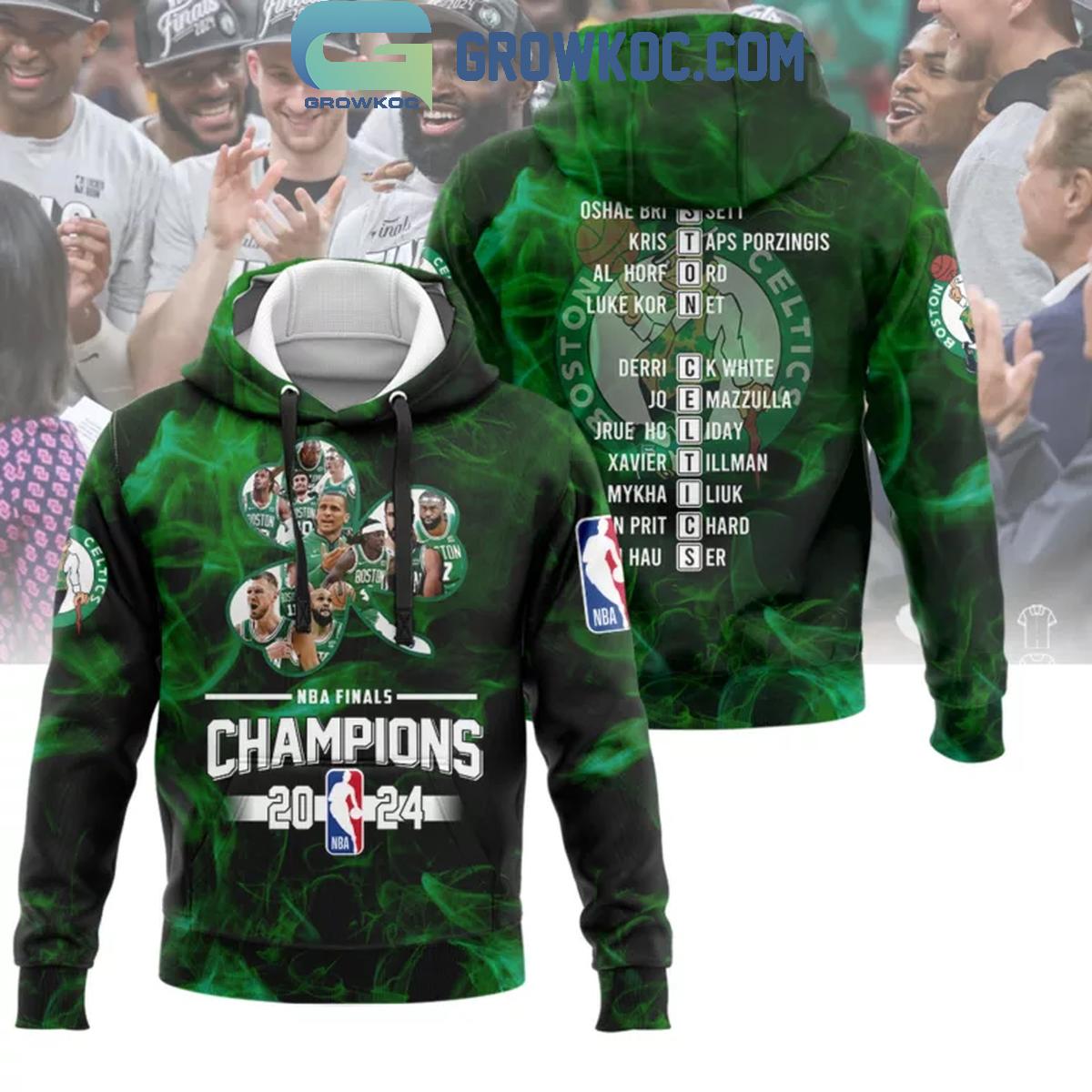 Boston Celtics 2024 NBA Champions Fan Celebration Hoodie Shirts 1 eEKEL