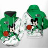 Boston Celtics Zipper Hoodie with Mickey Mouse Design Unique Style 0