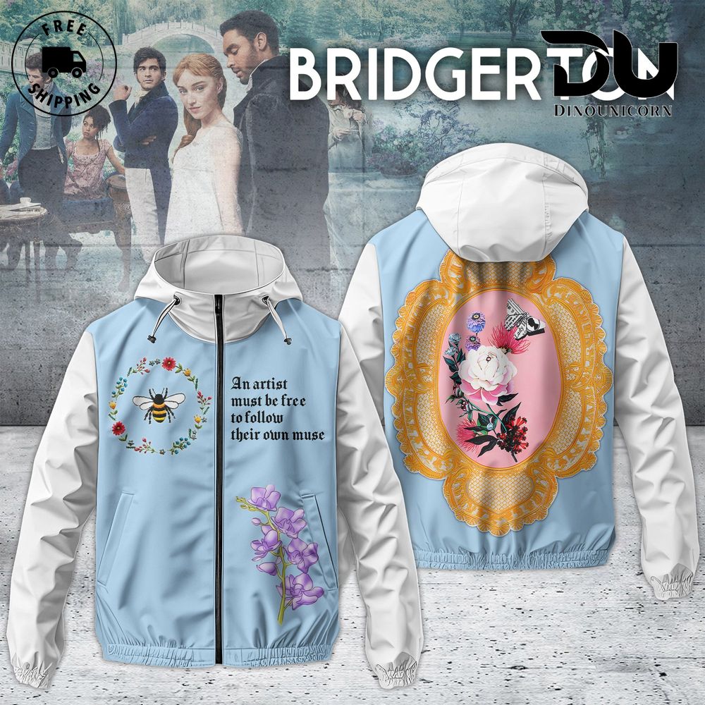 Bridgerton TV Series Windbreaker Outdoor Jacket 1