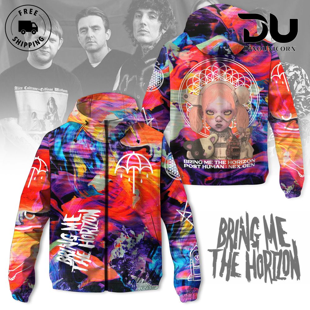 Bring Me the Horizon Post Human Next Gen Windbreaker Outdoor Jacket 1