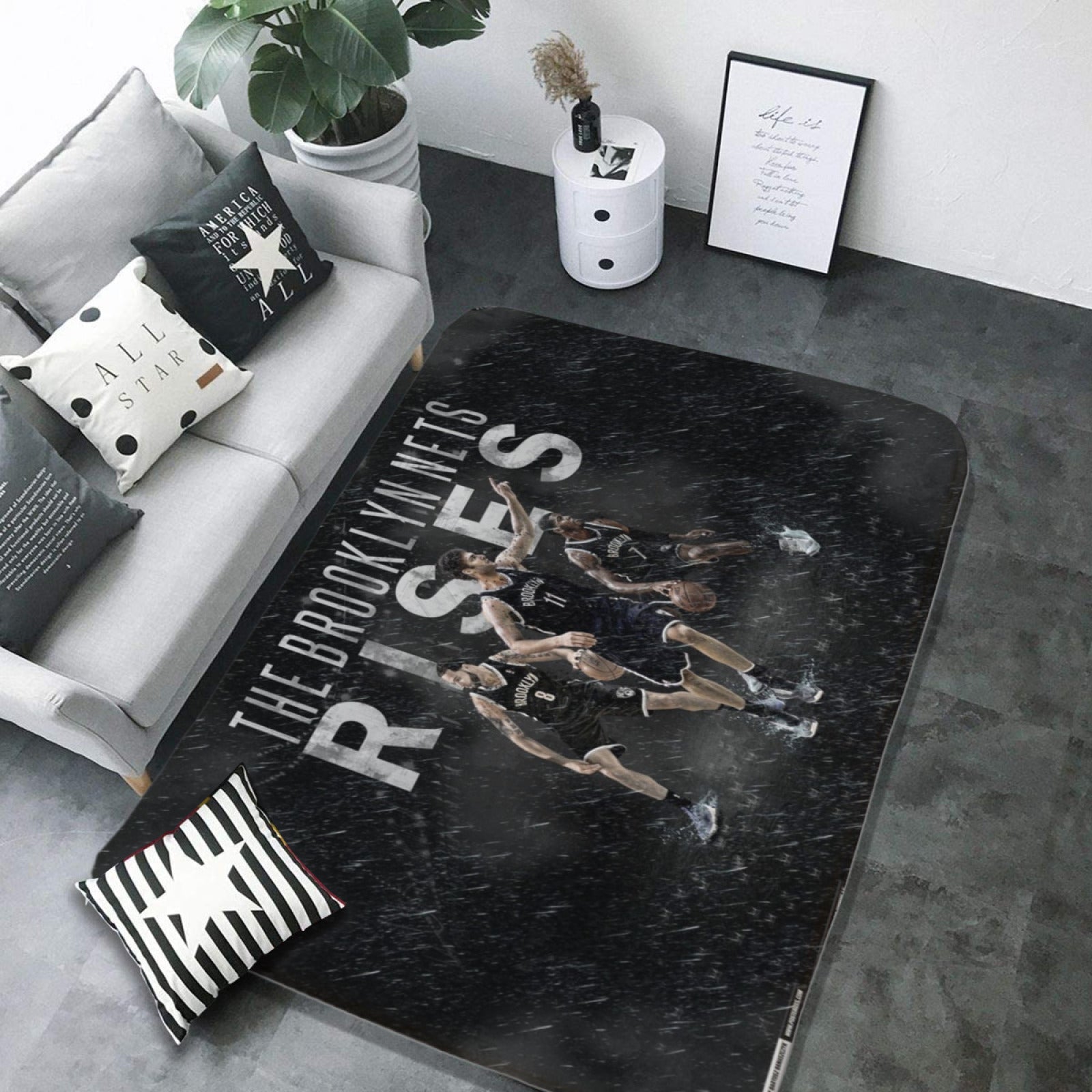 Brooklyn Basketball Nets Carpet Living Room Bedroom Mats Kitchen Bathroom Rugs 2 5e104a8f 6118 4741 b898 9d5135f8b74a