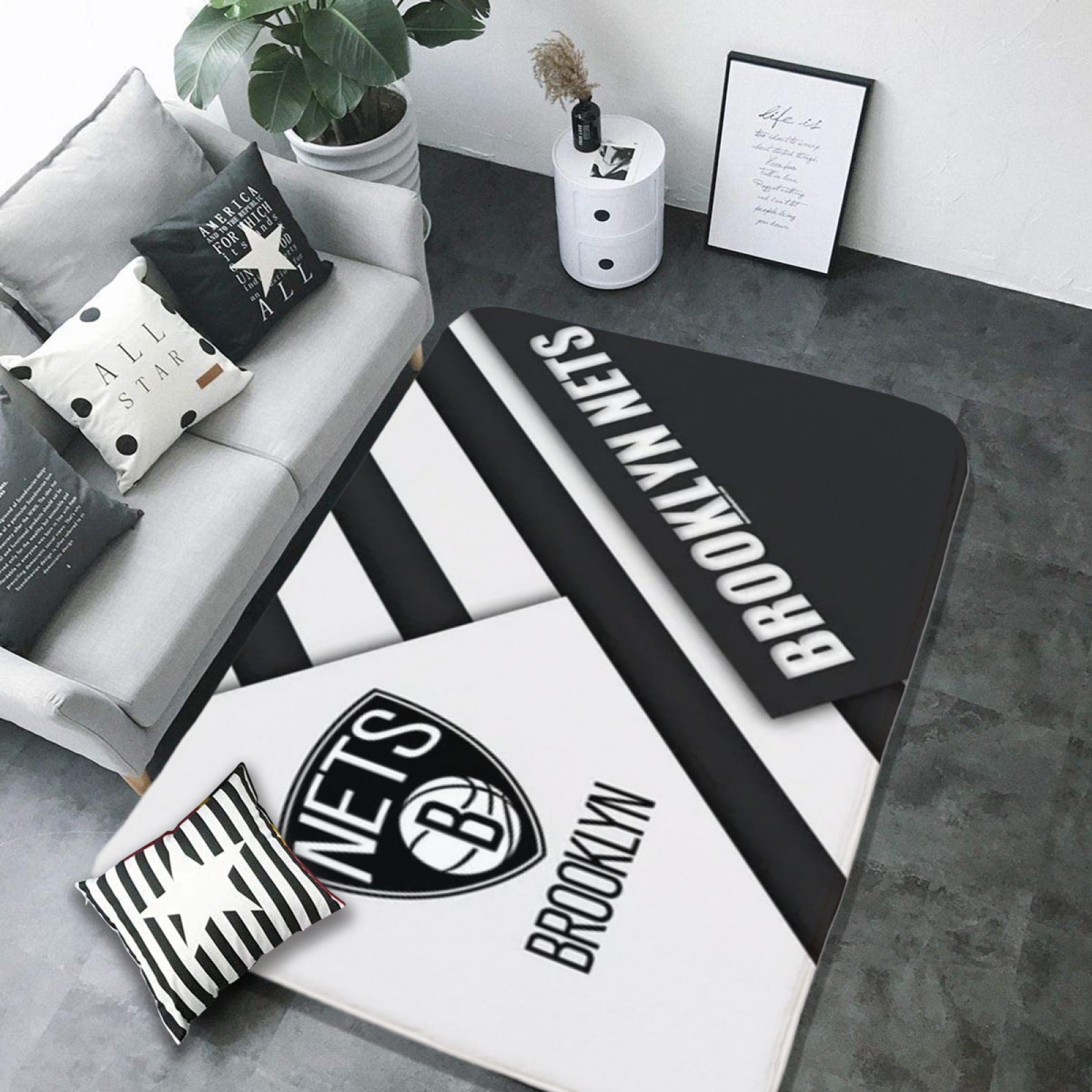 Brooklyn Basketball Nets Carpet Living Room Bedroom Mats Kitchen Bathroom Rugs 2 df8cafbb 38ce 478e 968f c14aa644b29d