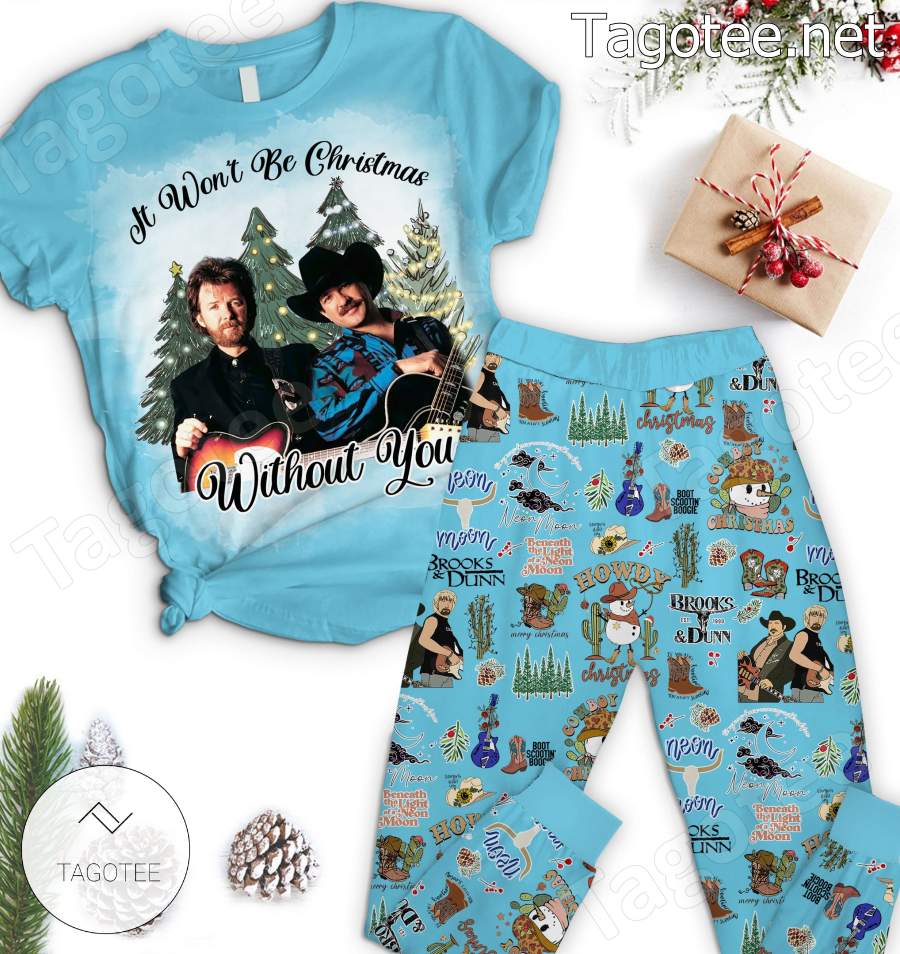 Brooks And Dunn It Wont Be Christmas Without You Pajamas Set