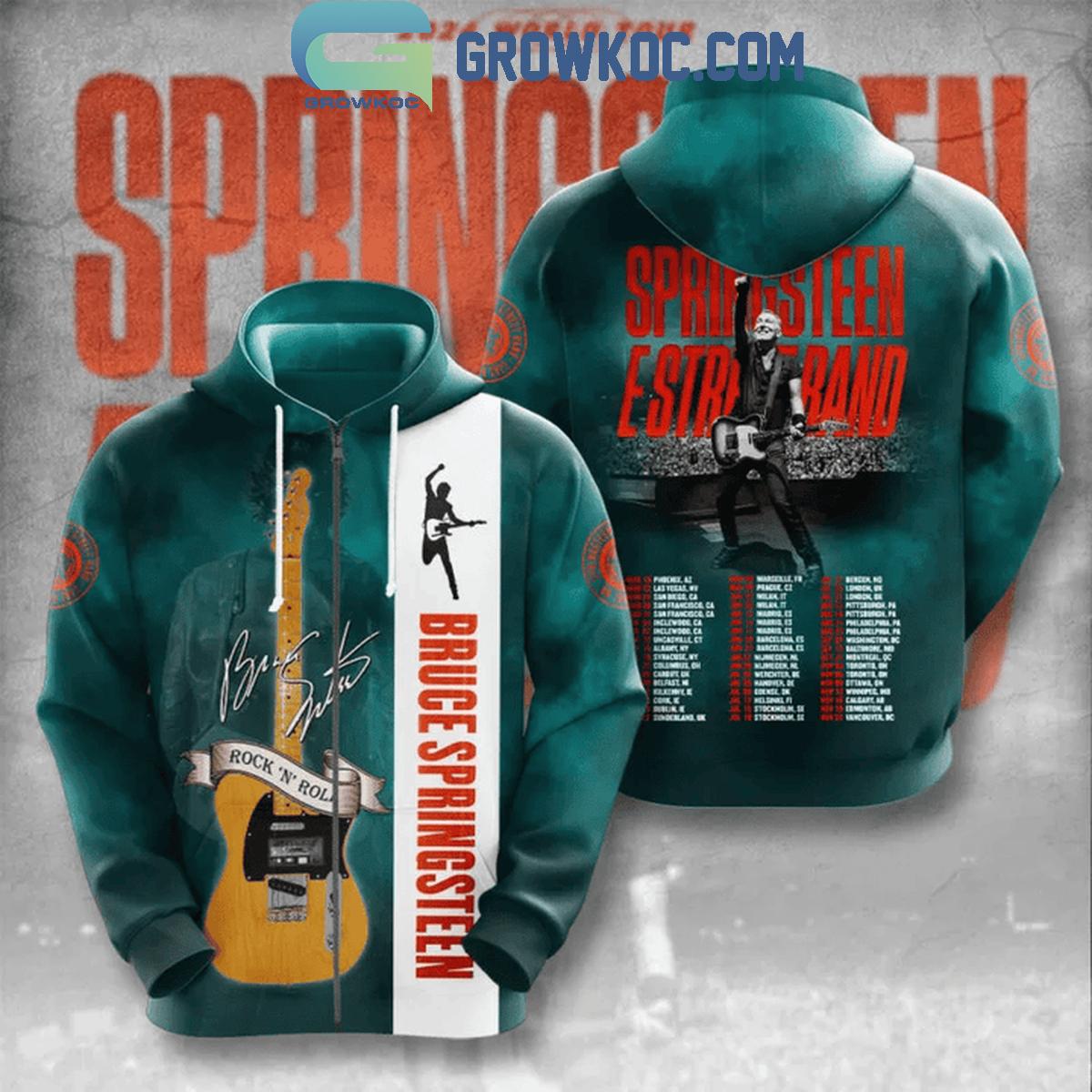 Bruce Springsteen 2024 Word Tour Schedule Hoodie Shirts 1 lYqDD